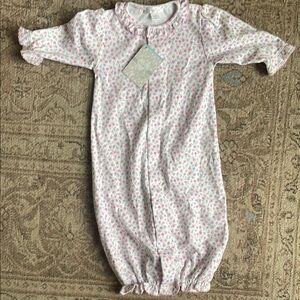 Charming Floral Baby Gown